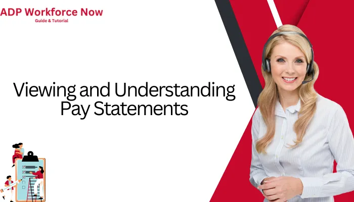 Viewing and Understanding Pay Statements